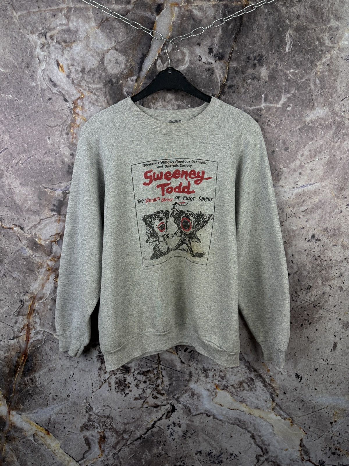 Other Men’s Sweeney Todd Sweatshirt Movie Horror Size Large Size US L / EU 52-54 / 3 - 1 Thumbnail