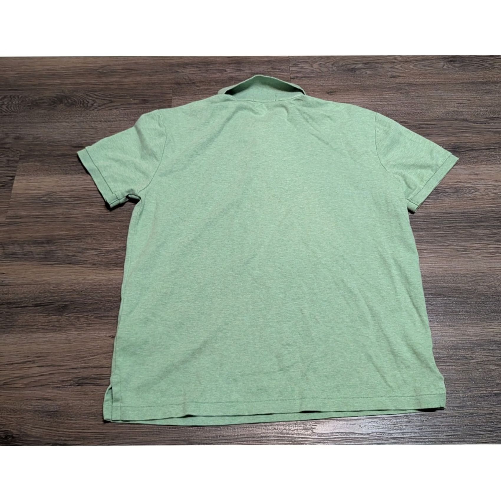 Polo Ralph Lauren Polo Ralph Lauren Polo Shirt Mens M Green Heathered Custom Slim Fit Size US M / EU 48-50 / 2 - 2 Thumbnail