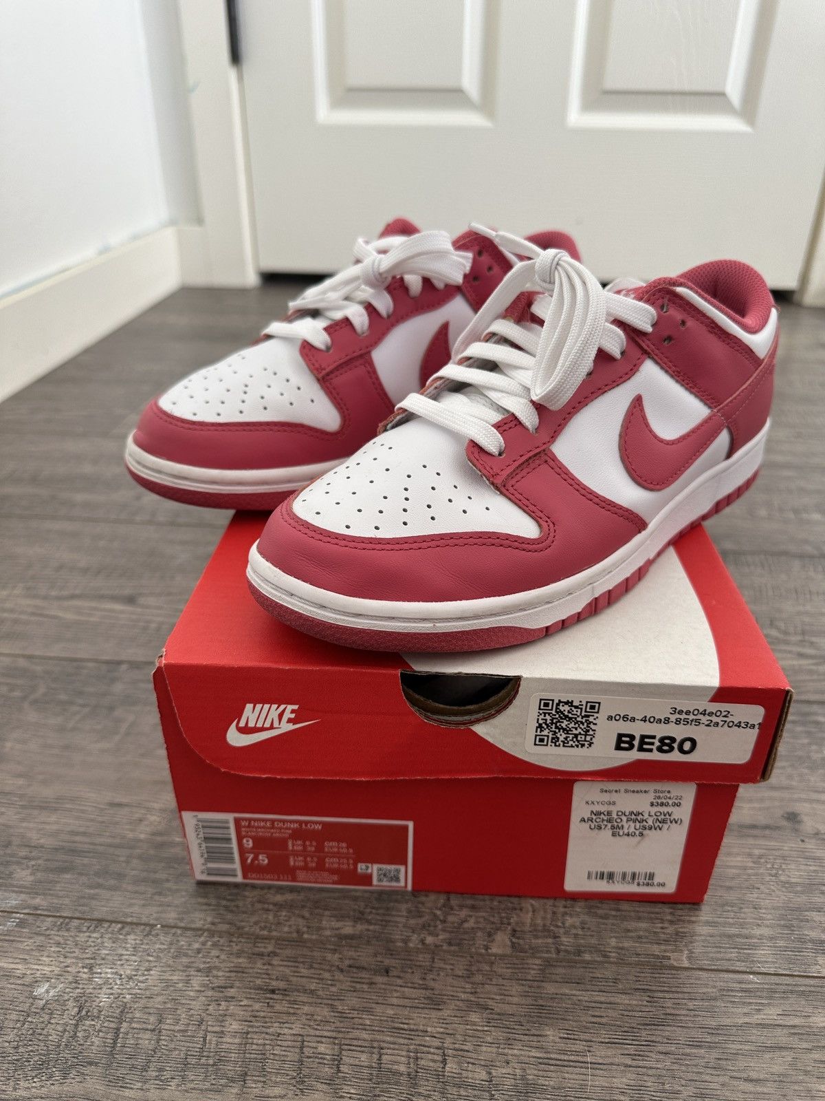 Nike Archeo pink dunks women’s Size US 9 / IT 39 - 1 Thumbnail