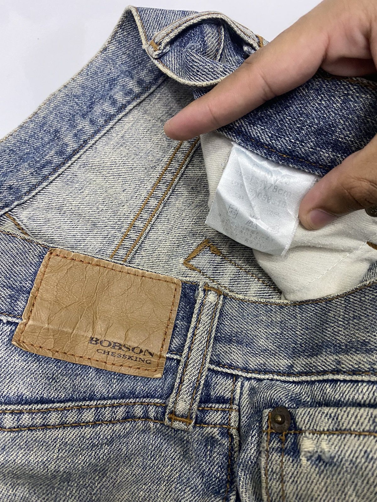 Kapital RUSTY BAGGY🔥BOBSON DISTRESSED DENIM JEANS Size US 30 / EU 46 - 8 Thumbnail