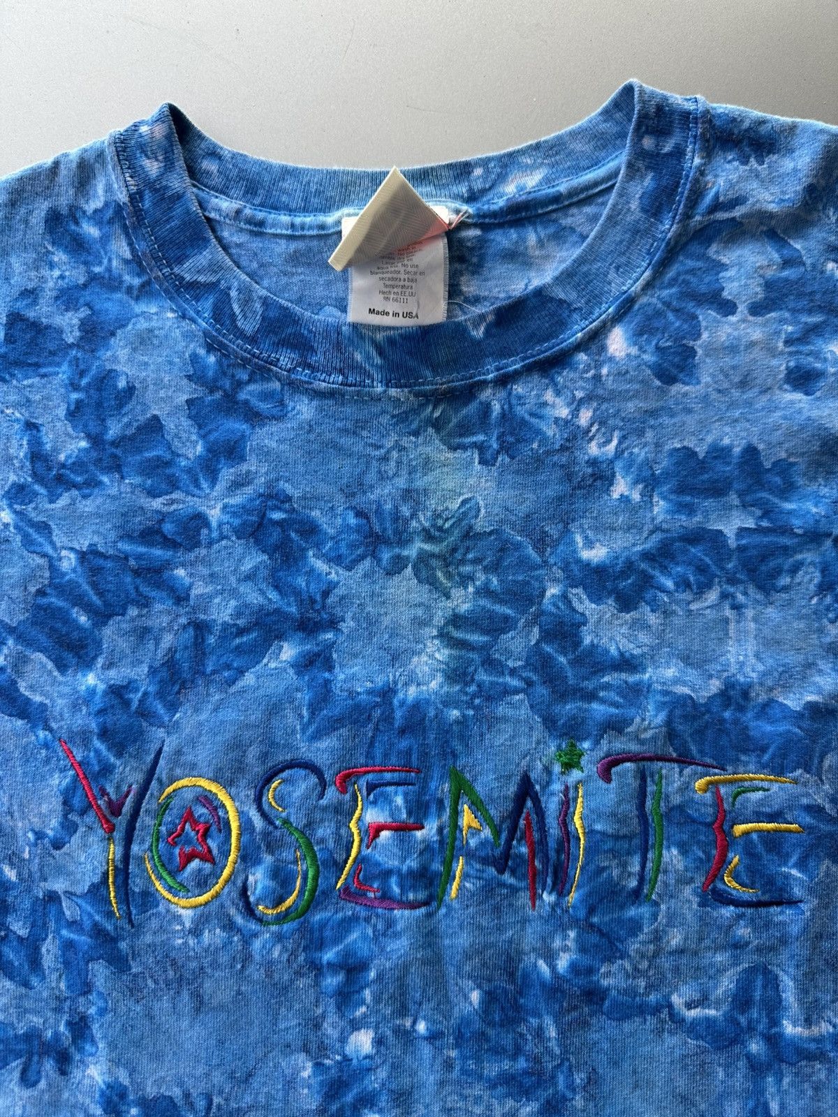 Vintage Vintage 90's Yosemite Tie Dye Embroidery Tees Size US L / EU 52-54 / 3 - 4 Thumbnail