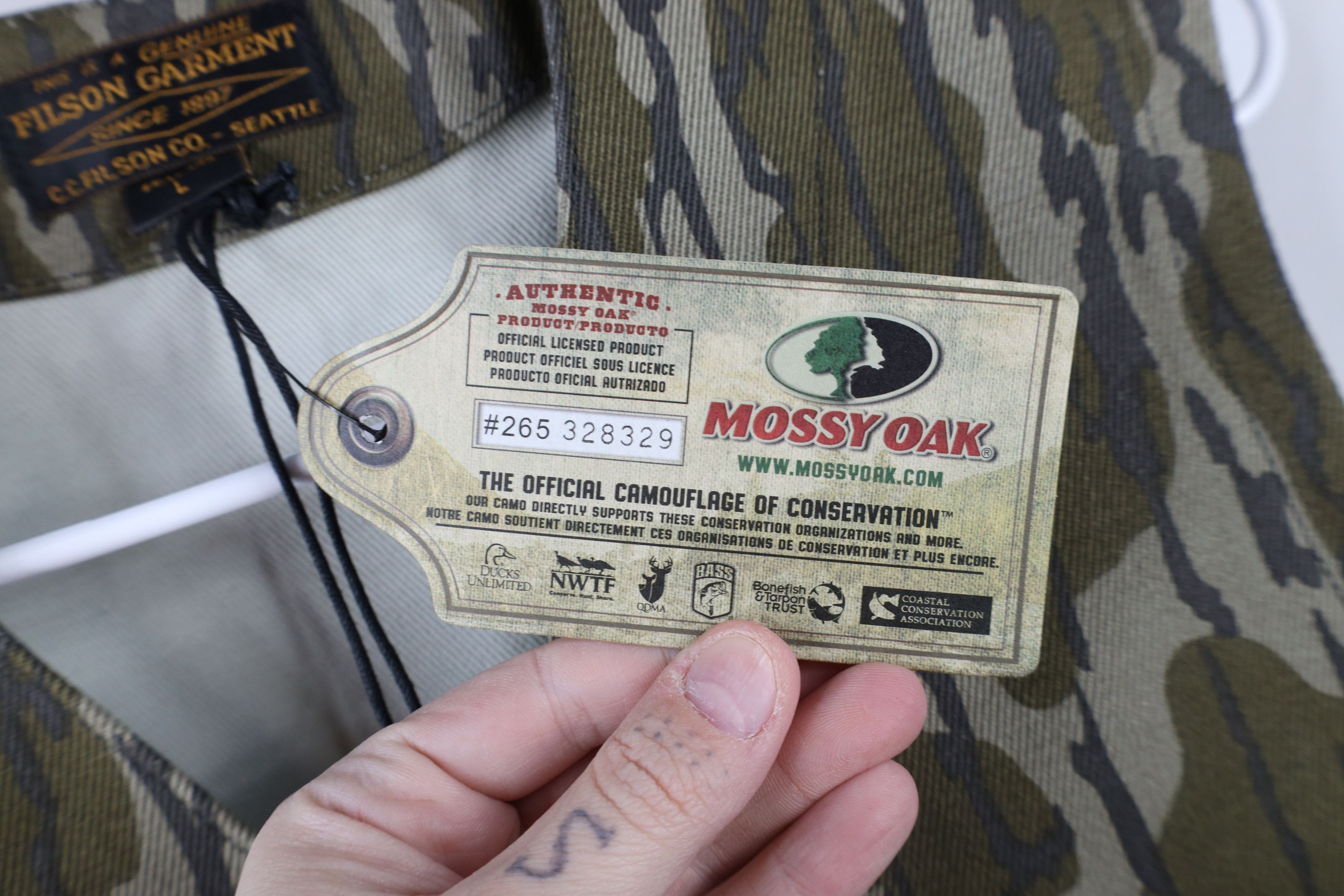 Filson New CC Filson Mossy Oak Bottom Land Camouflage Cruiser Vest Size US L / EU 52-54 / 3 - 6 Thumbnail