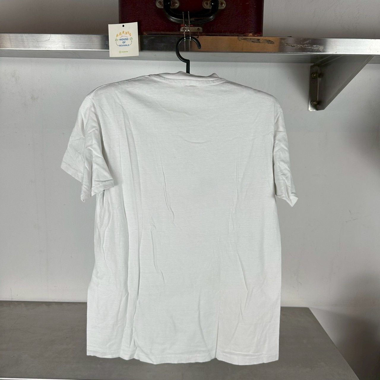 Hanes ​​Vintage 90s Waterville Valley Art Center Promo T-Shirt Size US L / EU 52-54 / 3 - 3 Thumbnail