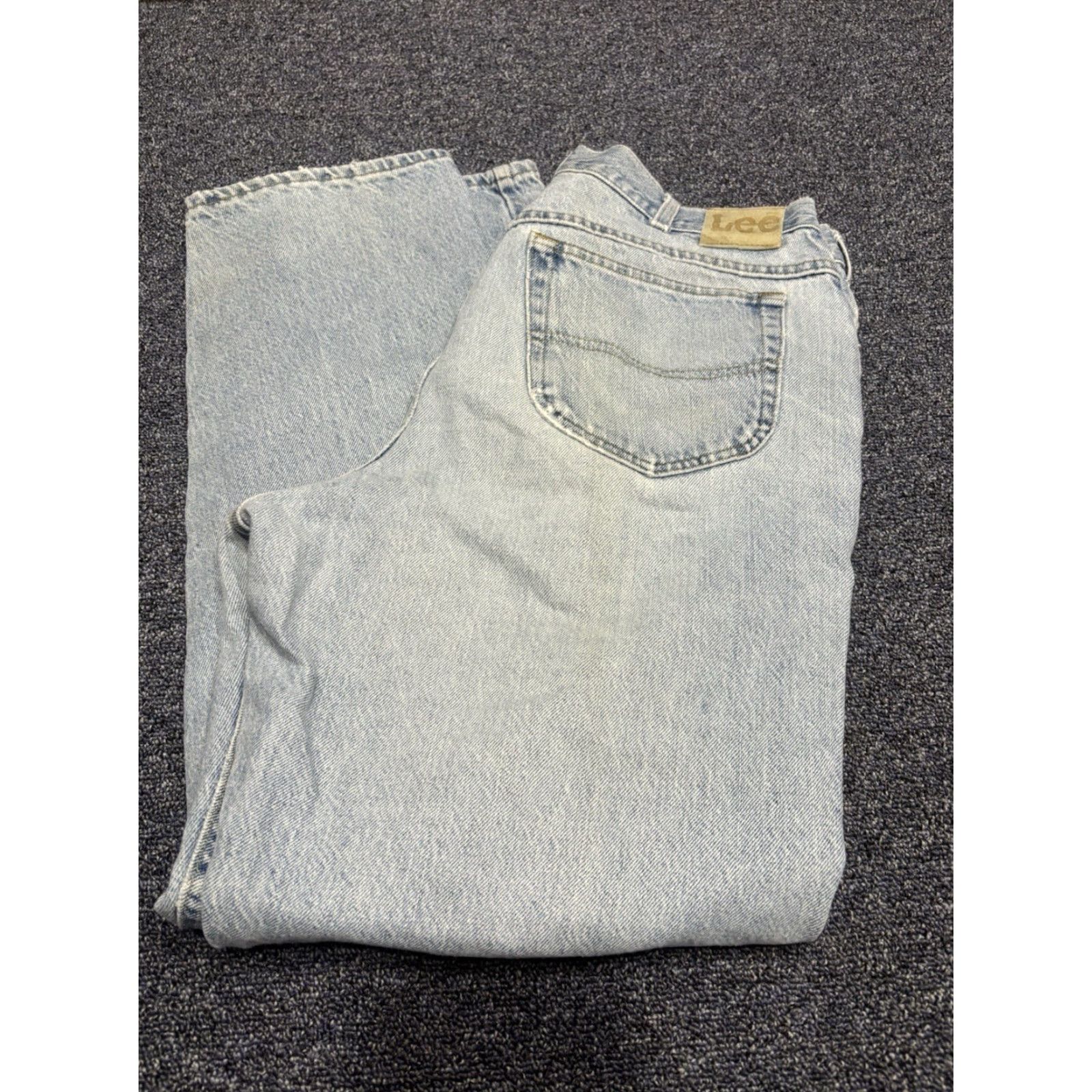 Lee VINTAGE Lee Jeans Mens 36x32 Blue Regular Straight Denim Pant O6 Size US 36 / EU 52 - 4 Thumbnail