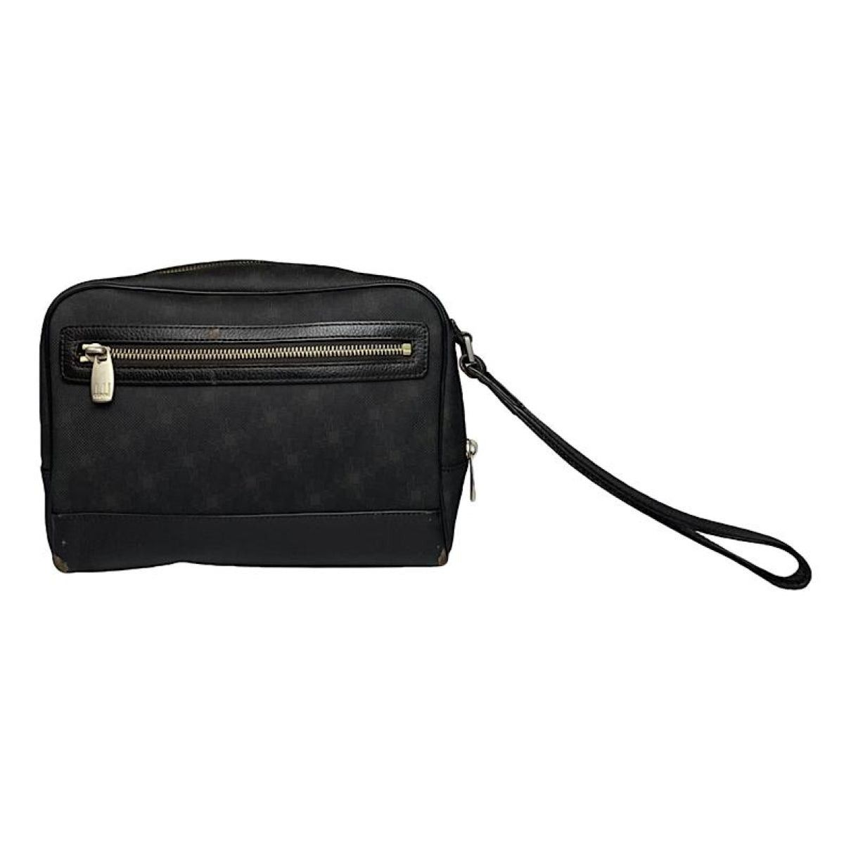 Alfred Dunhill Black Leather Handbag Size ONE SIZE - 1 Thumbnail