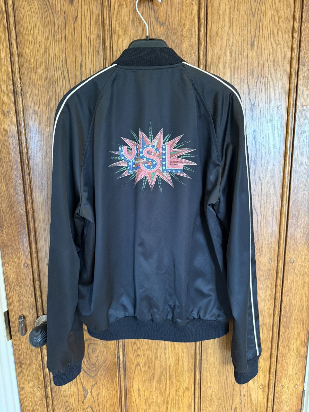 Saint Laurent Paris SS20 Saint Laurent YSL black teddy logo jacket 48 grail star Size US M / EU 48-50 / 2 - 1 Thumbnail
