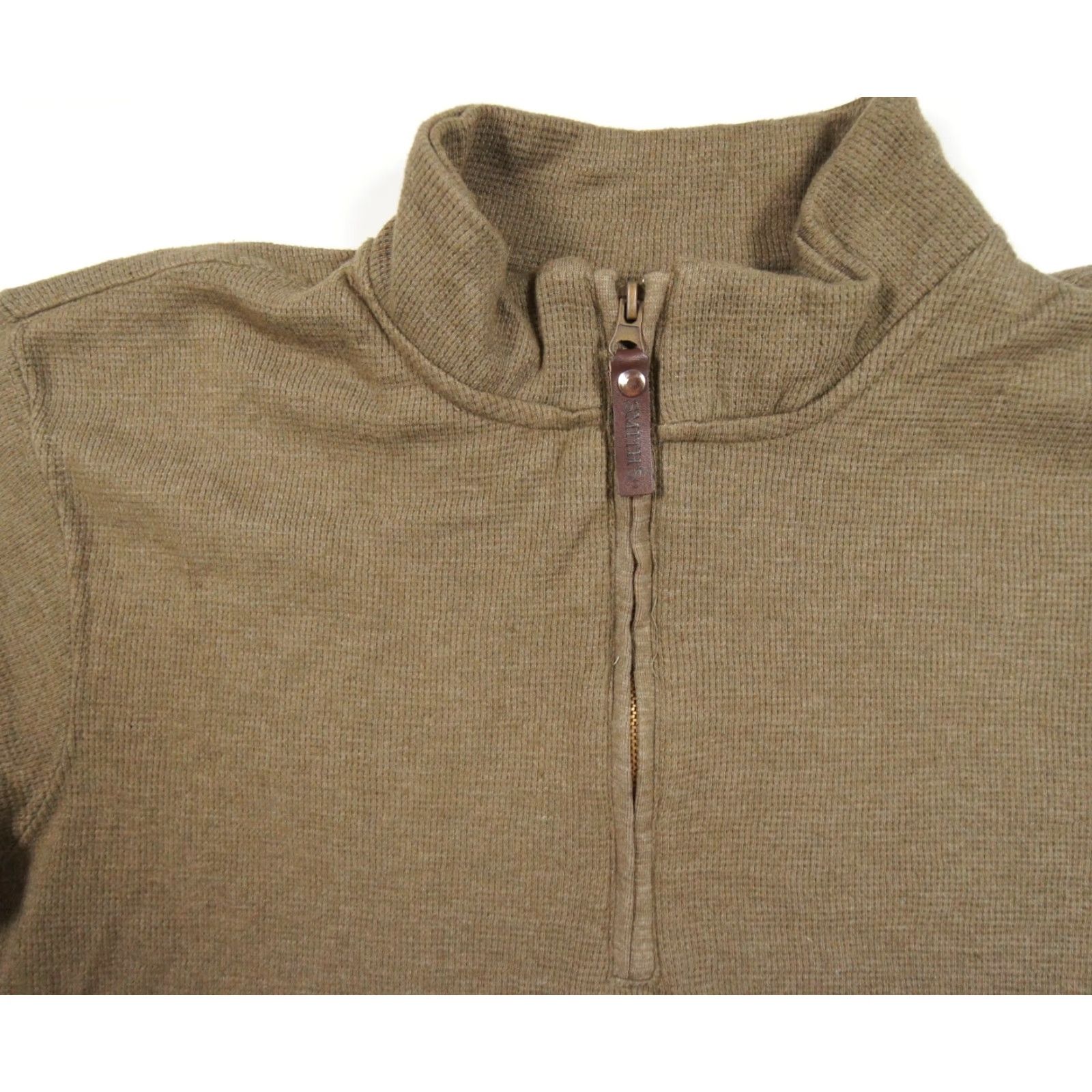 Vintage Smiths Workwear Sweater Mens Medium Green 1/4 Zip Pullover Mock Neck Shirt Size US M / EU 48-50 / 2 - 2 Thumbnail