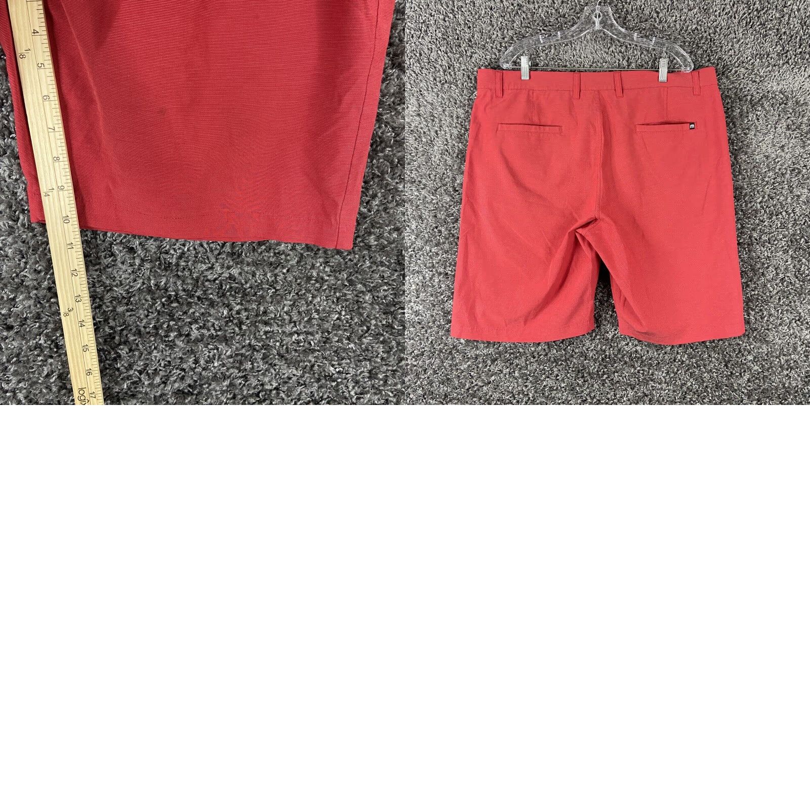 TravisMathew Travis Mathew Red Chino Shorts Mens 40 Regular Size US 40 / EU 56 - 8 Thumbnail