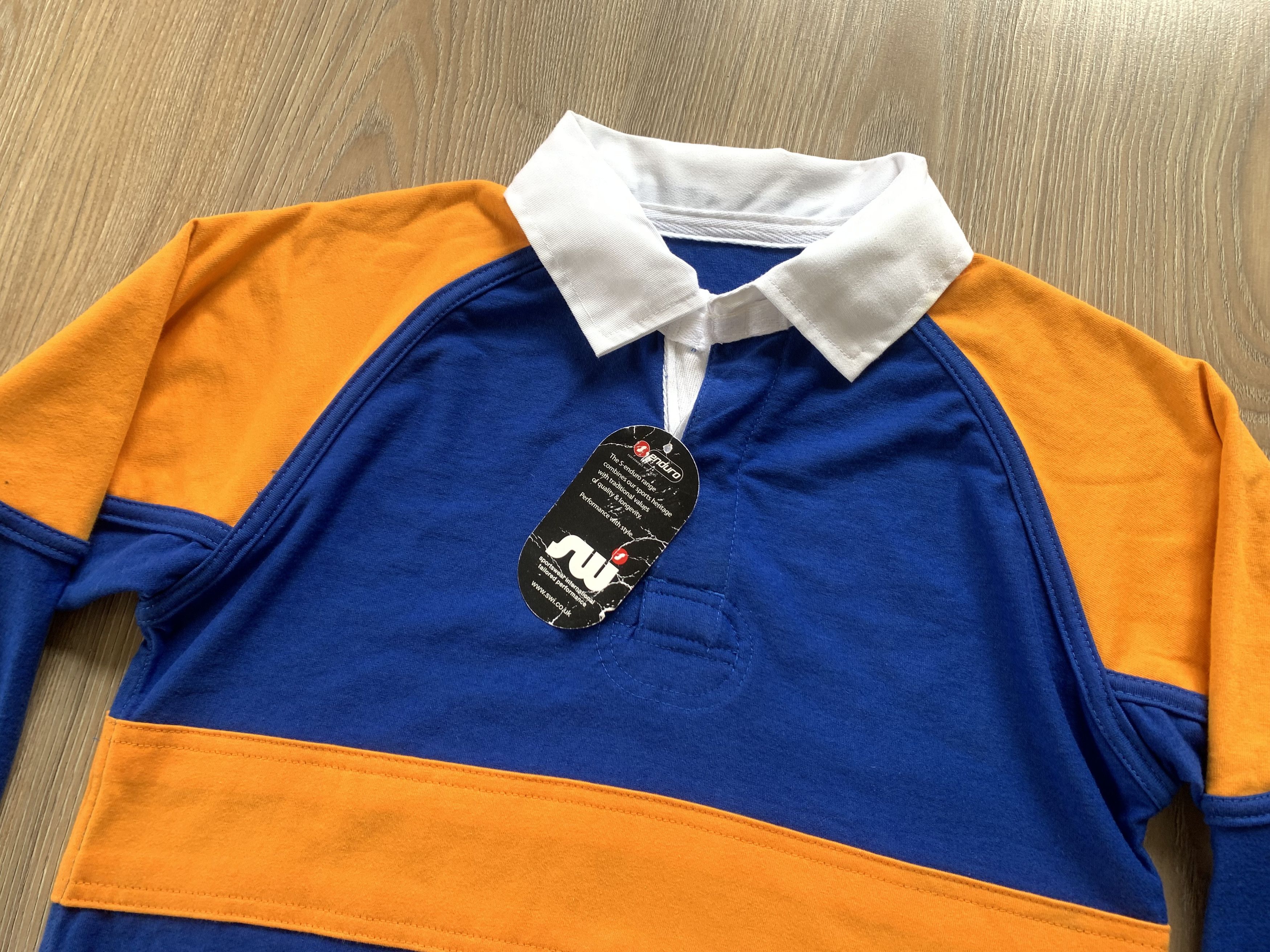 Other Swi Vintage Rugby Striped Cotton Polo LS Size US S / EU 44-46 / 1 - 4 Thumbnail