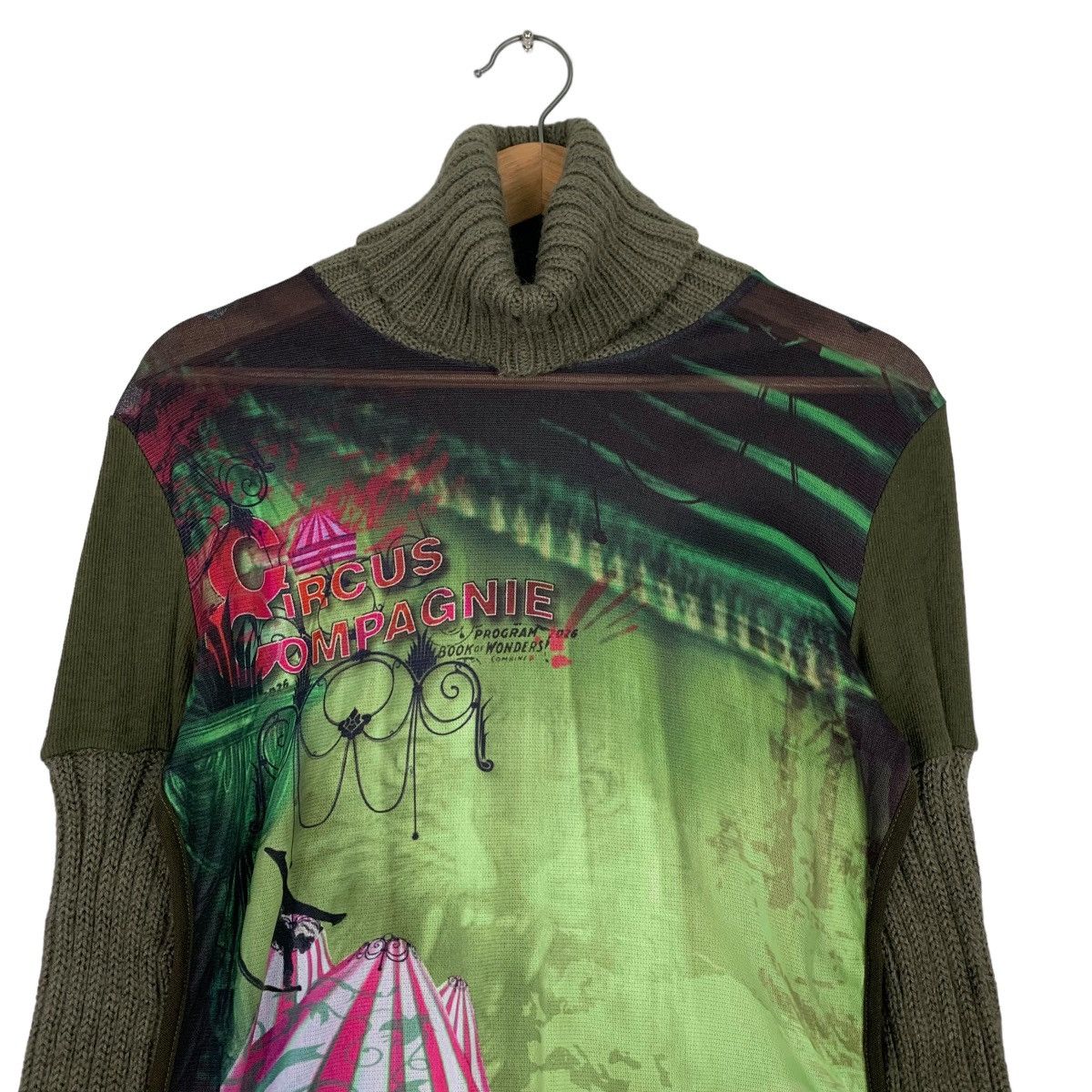 Vintage DEUX MILLE VINGT SIX 2026 Zavata Fullprint Sweater #0555-C26 Size US M / EU 48-50 / 2 - 2 Thumbnail