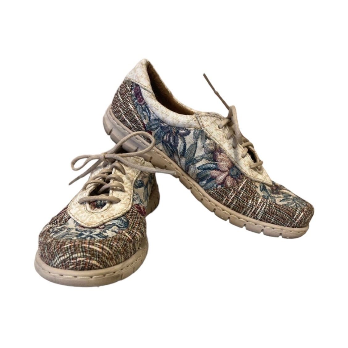 Born BORN Taza floral tapestry tweed sneakers size 8 Size US 8 / IT 38 - 2 Thumbnail