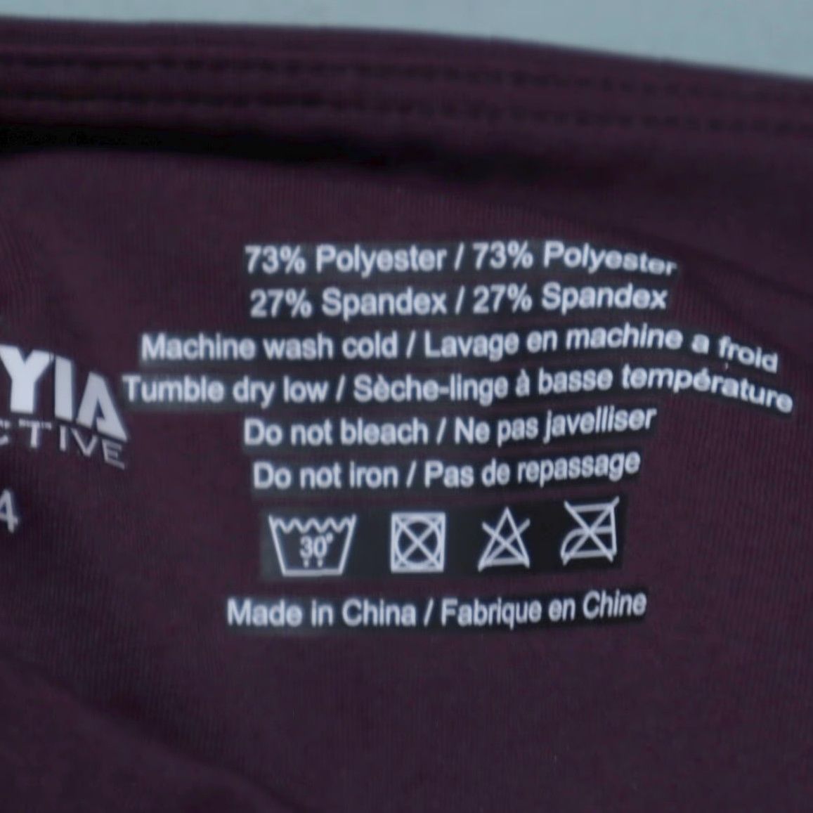 Vintage Zyia Active Pocket HR Crop Leggings Pants Maroon Women's 4 Slim Adult Women Pocket HR Crop Polyester Woven Leggings Maroon 4 Activewear Shirt? Size 27" / US 4 / IT 40 - 6 Thumbnail