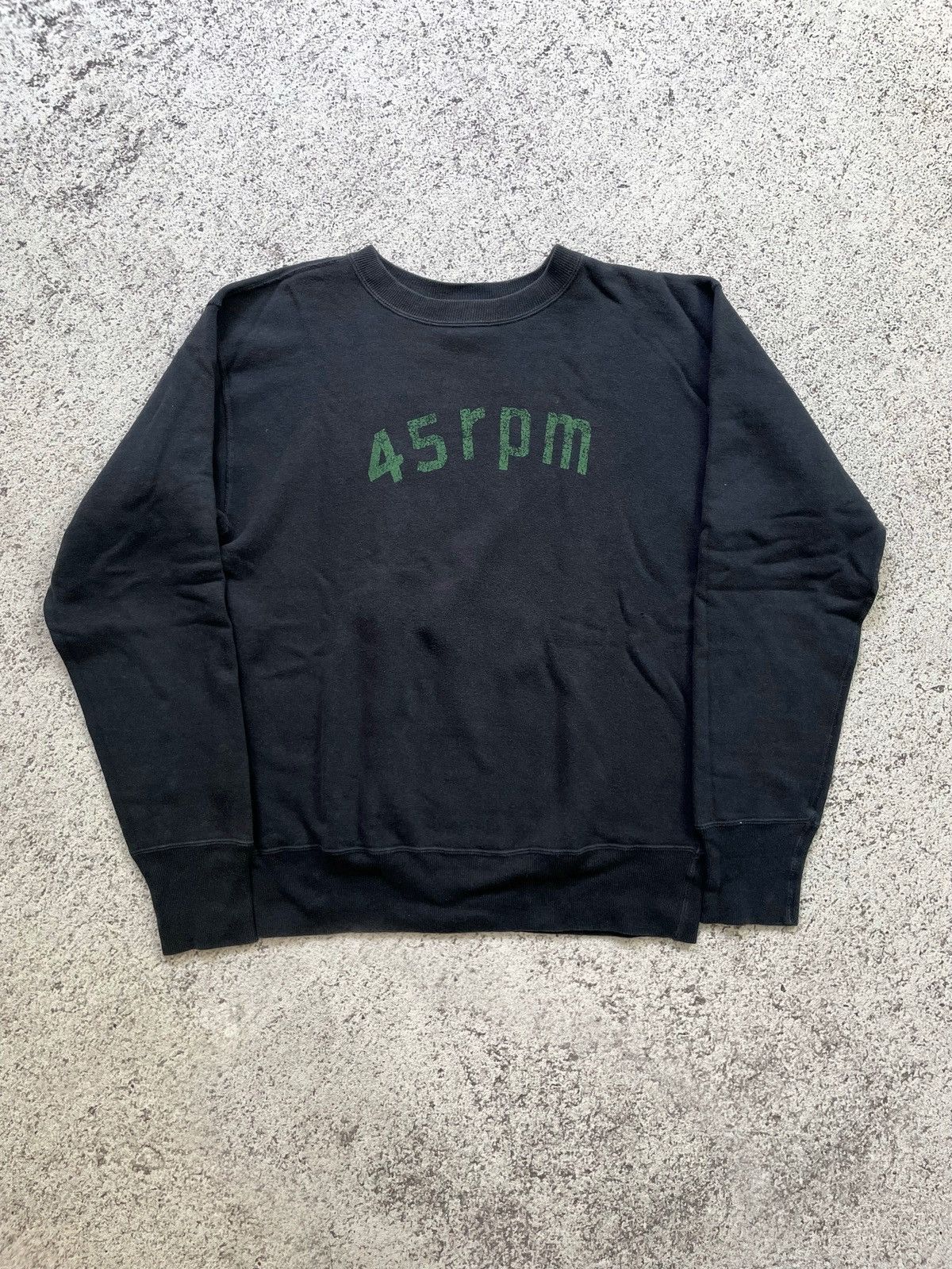 45rpm 45rpm Sweatshirt 45rpm Spell Out Crewneck Sweater Size US M / EU 48-50 / 2 - 1 Thumbnail