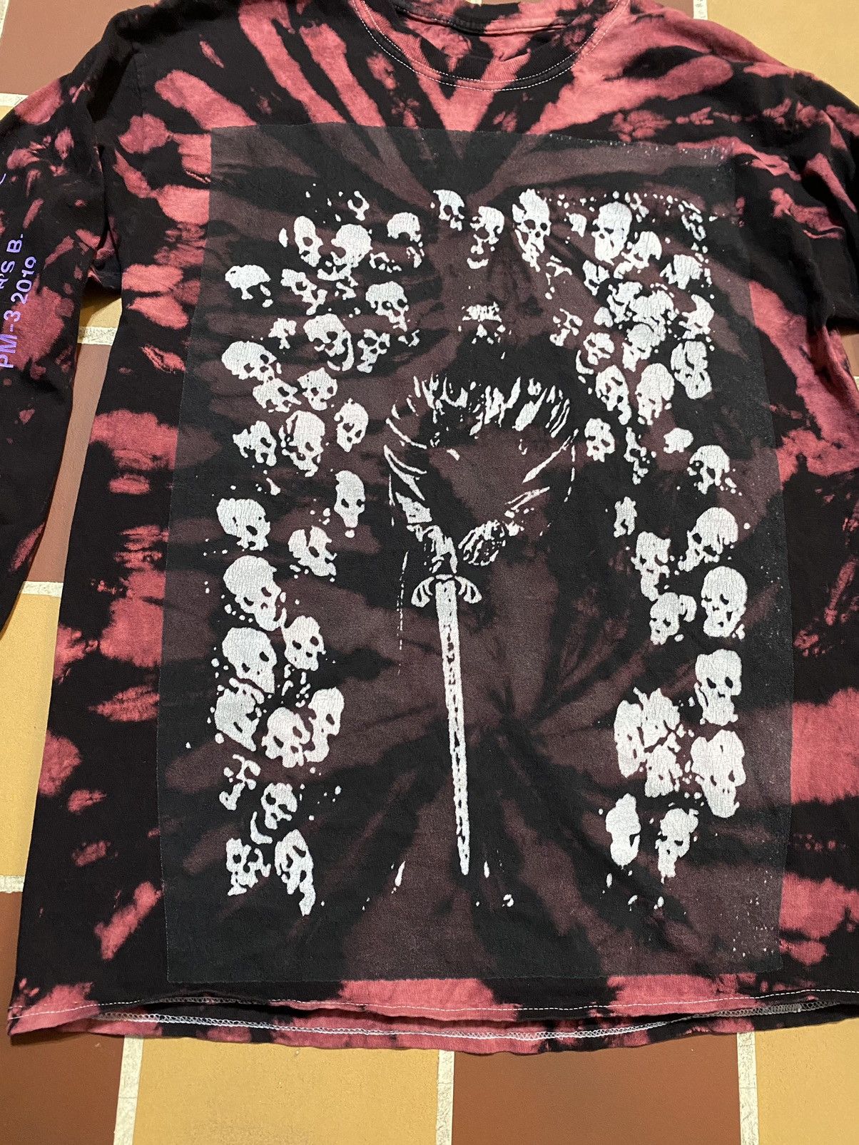 Band Tees Post Malone 2019 Hollywood’s Bleeding Live Tie-dye shirt Size US M / EU 48-50 / 2 - 2 Thumbnail