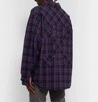 Off-White Off-White Oversized Logo-Appliquéd Checked Flannel Shirt Size US L / EU 52-54 / 3 - 5 Thumbnail