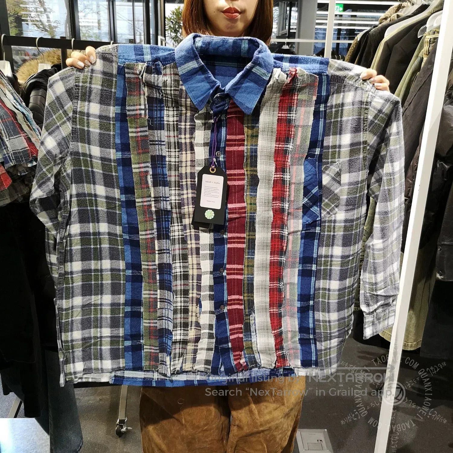 Needles Needles Plaid Patchwork Shirt. Size US M / EU 48-50 / 2 - 1 Thumbnail