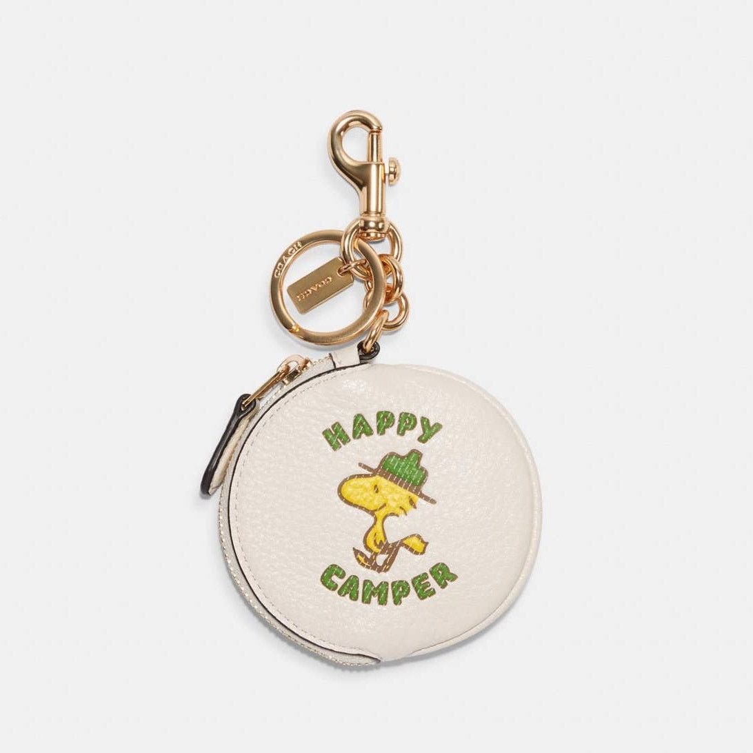 Coach Coach X Peanuts Circular Pouch Bag Charm With Woodstock Size ONE SIZE - 1 Thumbnail