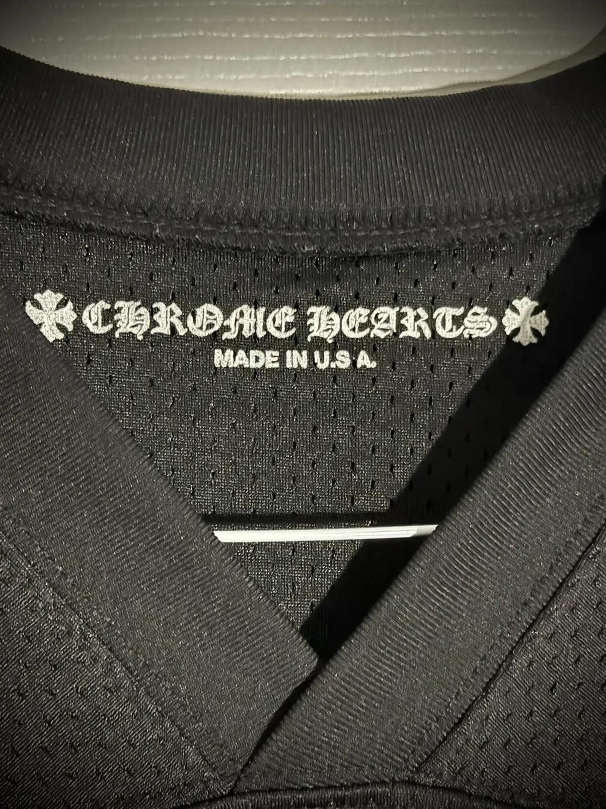 Chrome Hearts Short Sleeve Mesh Jersey Size US M / EU 48-50 / 2 - 2 Thumbnail