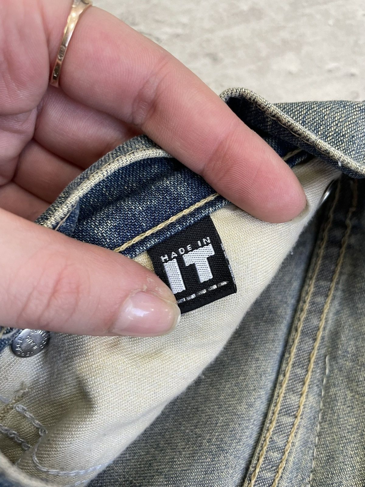 Versace Versace jeans couture denim distressed pants y2k Size US 31 - 9 Thumbnail