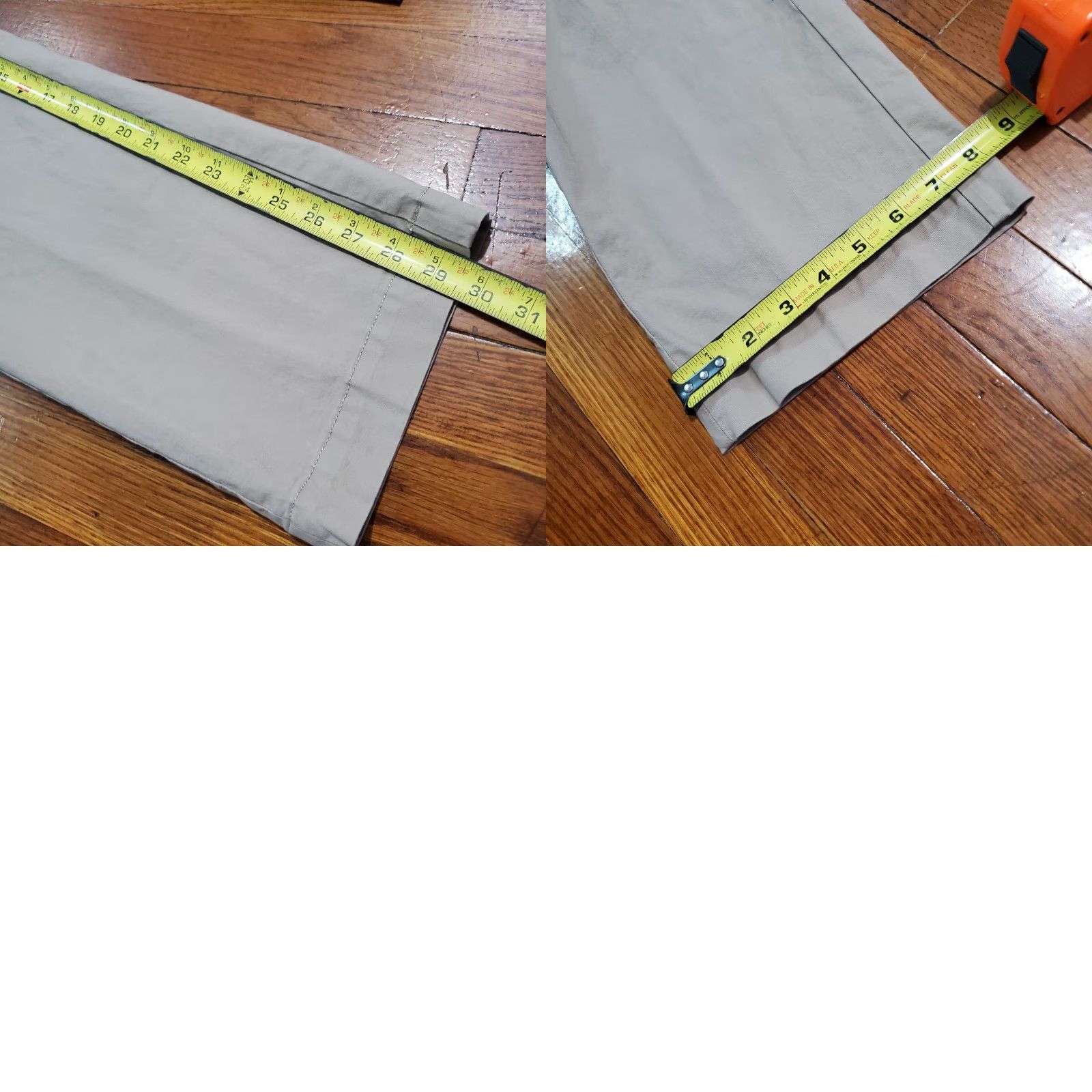 Vintage Rowm Pants Mens Beige Chino Tailored Straight Leg 38x30 Size US 38 / EU 54 - 9 Thumbnail