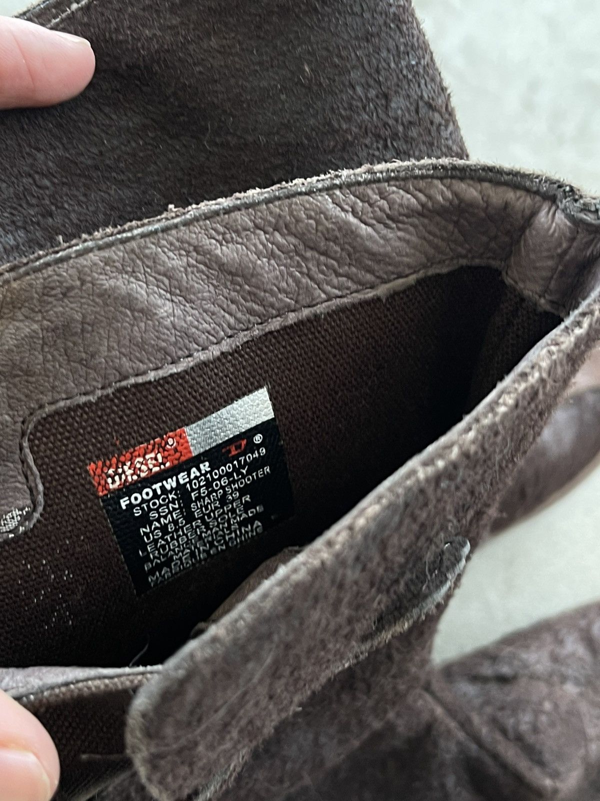 Diesel × Vintage Vintage 90s Rare Diesel Sharp Shooter Cowboy Western Boots Size US 8.5 / IT 38.5 - 6 Thumbnail