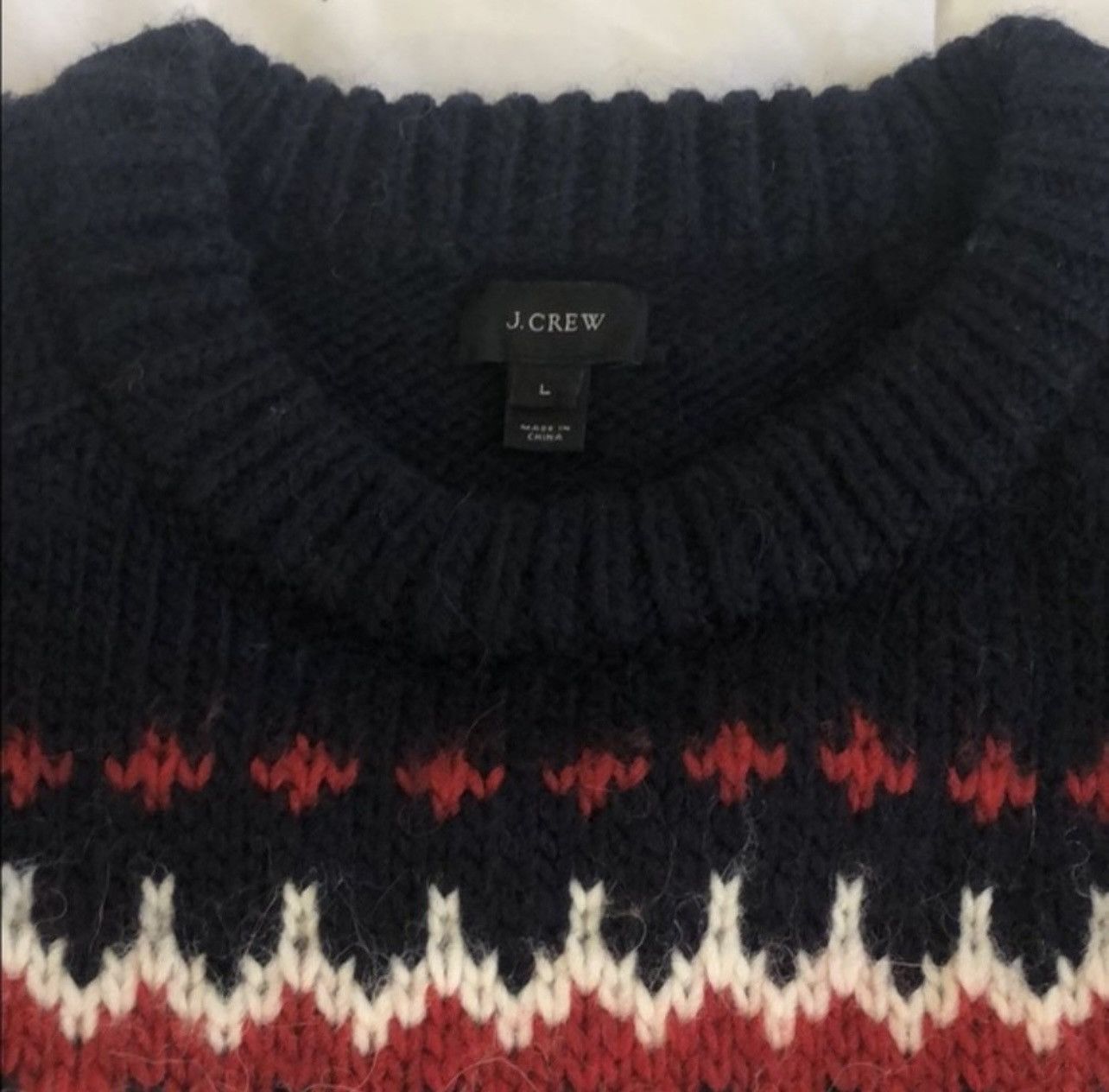 J.Crew Fair Isle Sweater Size US L / EU 52-54 / 3 - 3 Thumbnail