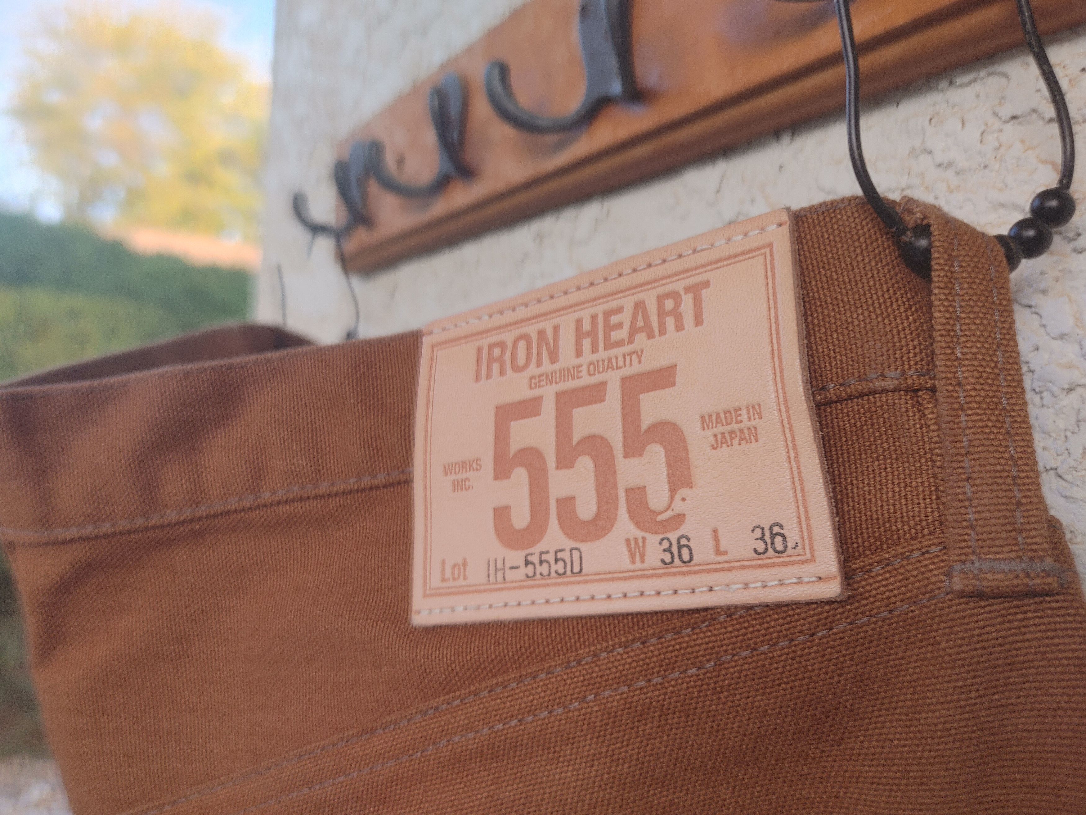 Iron Heart IH-555D-17oz Duck Jeans Size US 36 / EU 52 - 3 Thumbnail