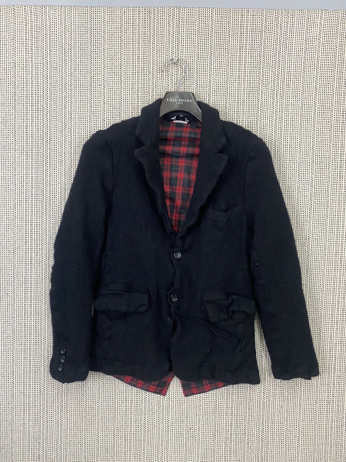 CDG by Comme des Garcons × Comme des Garcons × Comme des Garcons Black Comme des Garcons,Blazer Material: 90% wool 10% nylon, Japan Size US S / EU 44-46 / 1 - 11 Thumbnail