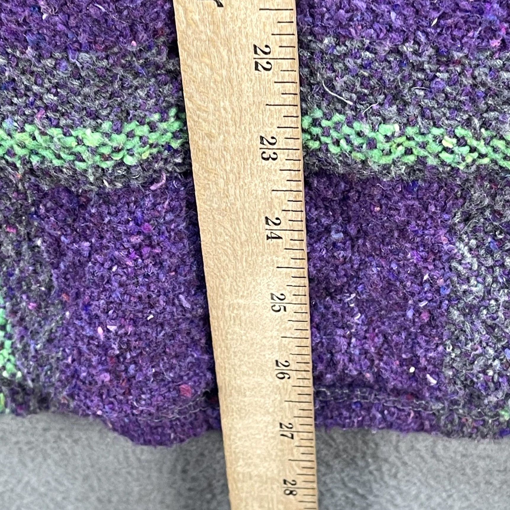 Vintage VTG Stocus Baja Hoodie Pullover Mens Large Purple Striped Mexican Drug Rug Boho Size US L / EU 52-54 / 3 - 8 Thumbnail