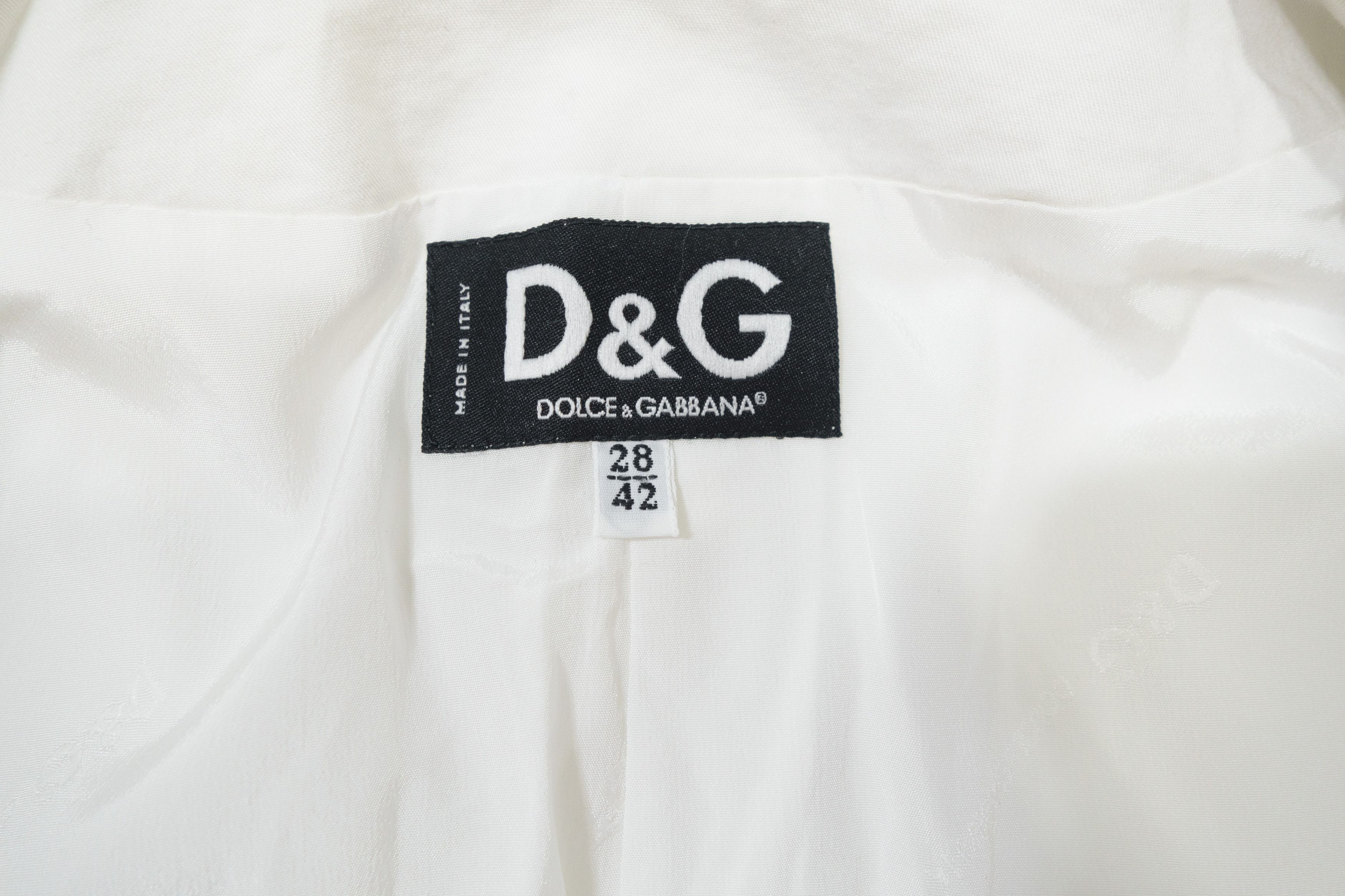 Dolce & Gabbana Short Two-Button Closure Classic Blazer Size M / US 6-8 / IT 42-44 - 8 Thumbnail
