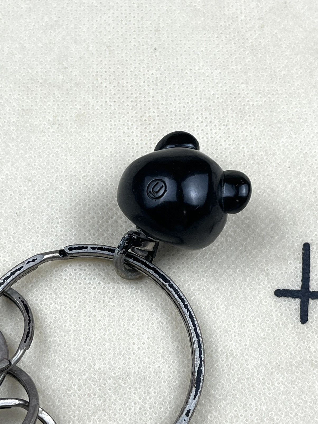 Undercover SS07 Undercover Bear Key Ring Painted Black Silver Size ONE SIZE - 6 Thumbnail