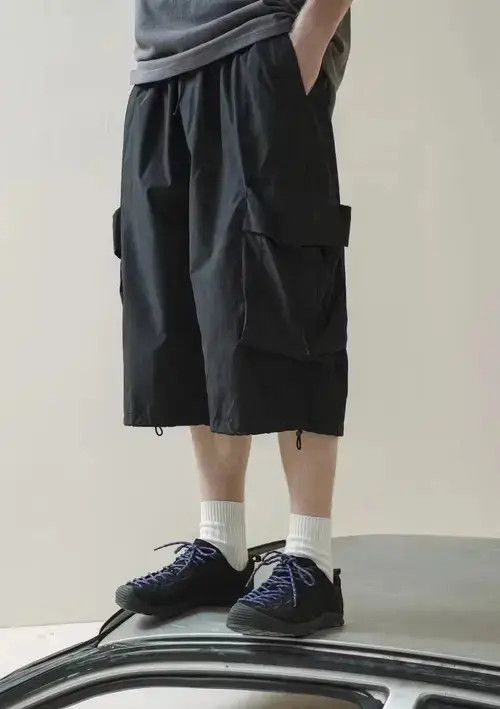 Other 21SS Tokyo Union Black Cargo Multi Pockets Pants Size US 30 / EU 46 - 3 Thumbnail