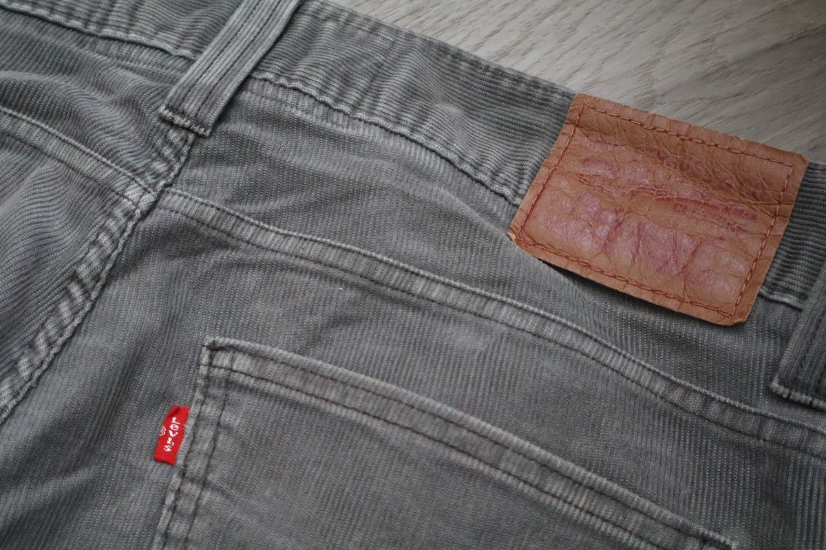 Levi's Levi’s 549 Low Loose Corduroy Pants – W34 L32 – Gray Size US 34 / EU 50 - 3 Thumbnail