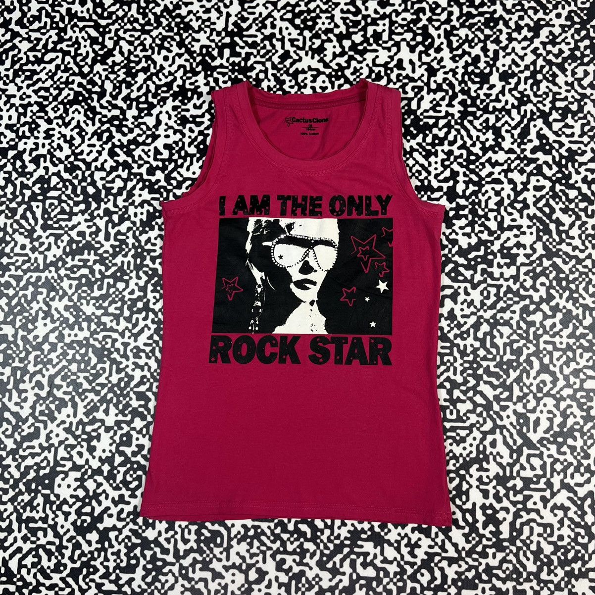 Japanese Brand Vintage Y2K I Am The Only Rock Star Face Logo Hysteric Top Size XS / US 0-2 / IT 36-38 - 3 Thumbnail