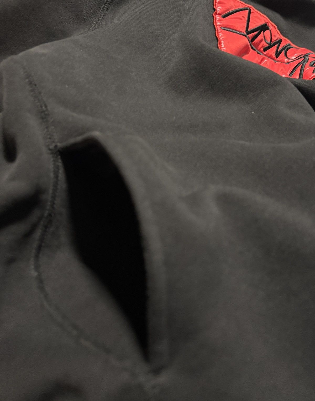 Moncler Genius Moncler Genius 2 Moncler 1952 Black Patch Hoodie Size US S / EU 44-46 / 1 - 8 Thumbnail