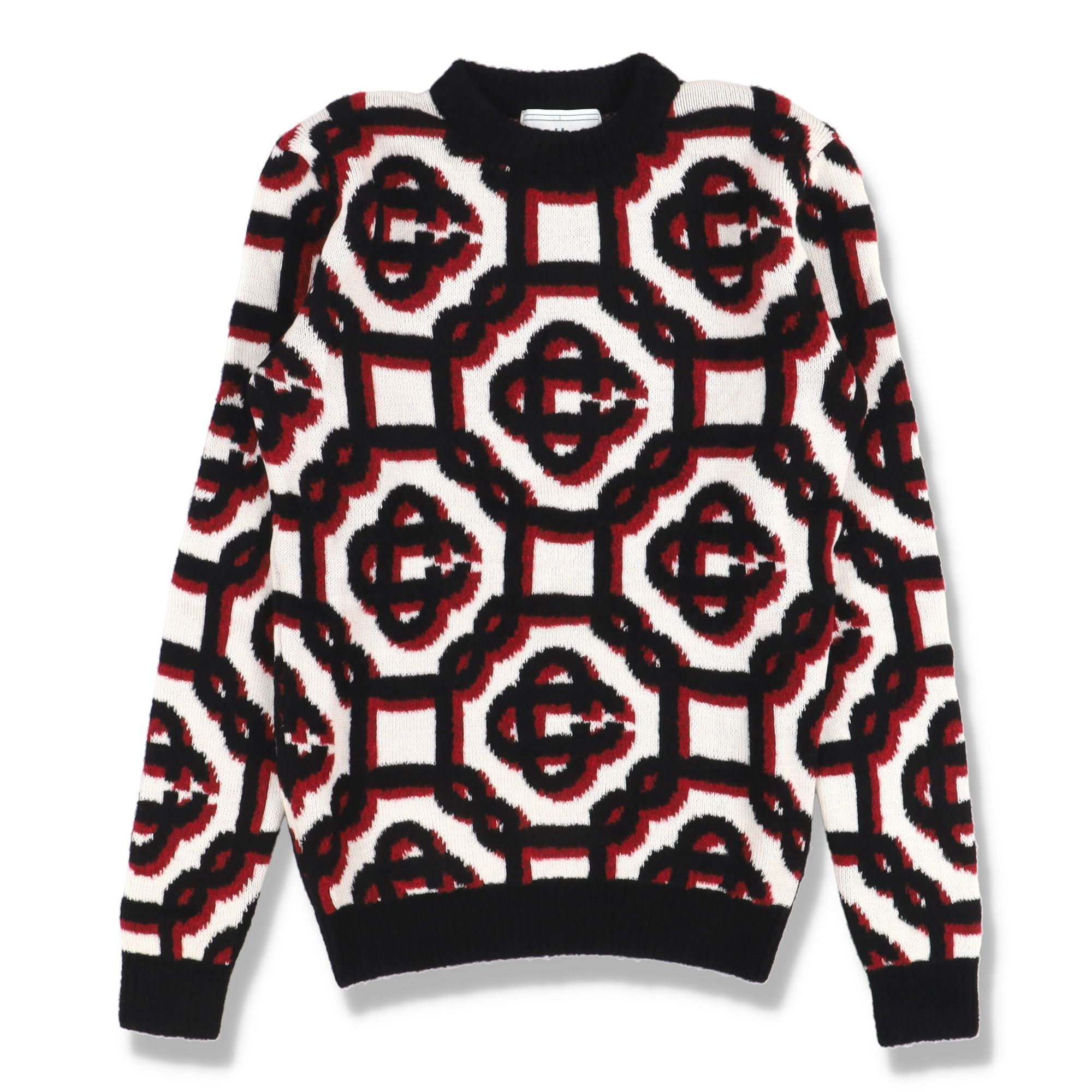 Casablanca 3D Monogram Logo Wool Sweater Size XS / US 0-2 / IT 36-38 - 1 Thumbnail