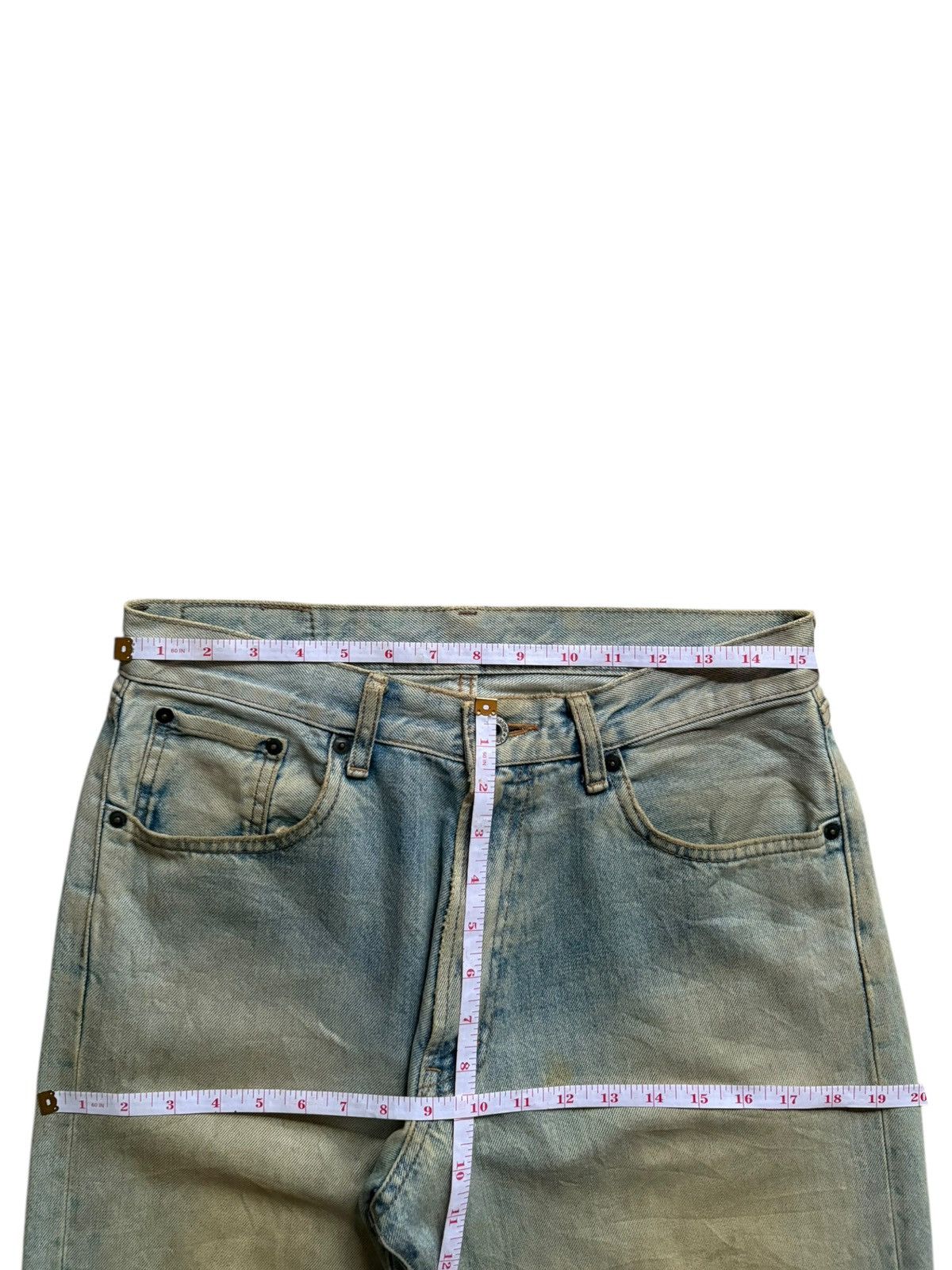 Japanese Brand Vintage Japanese Brand Rusty Mud Wash Distressed Baggy Jeans Size US 31 - 12 Thumbnail