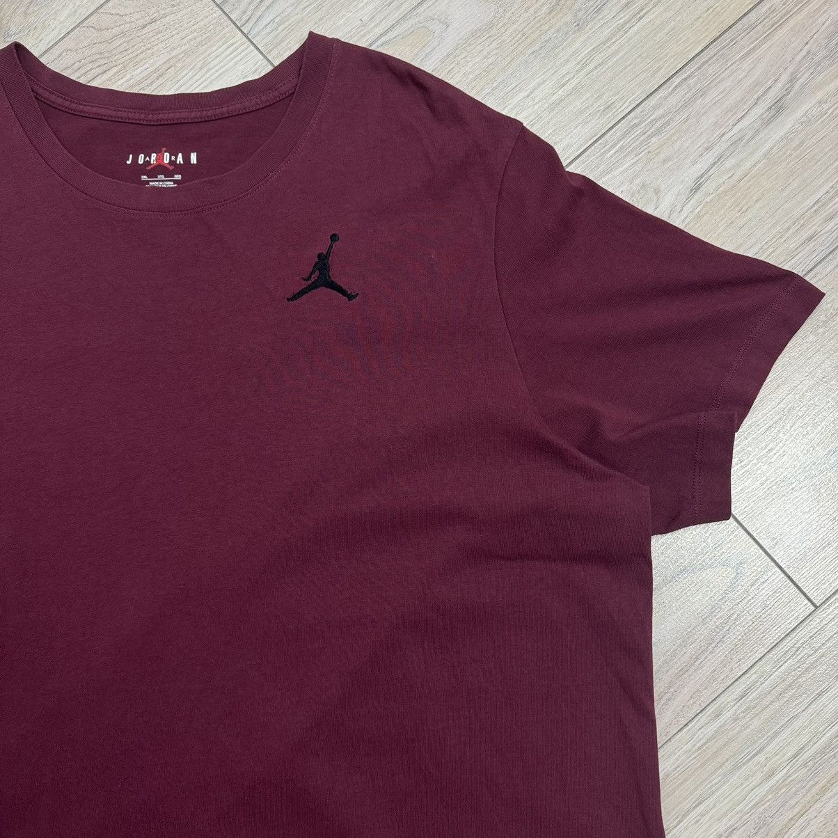 Jordan Brand Nike Air Jordan Burgundy Small Logo XXXL Cotton T-Shirt Size US XXL / EU 58 / 5 - 7 Thumbnail