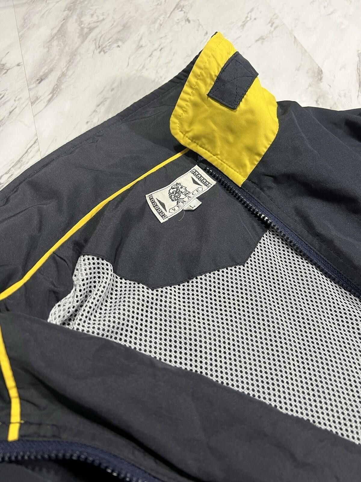 Versace Vintage Verace Style Windbreaker Jacket Black Yellow L #9 Size US L / EU 52-54 / 3 - 6 Thumbnail