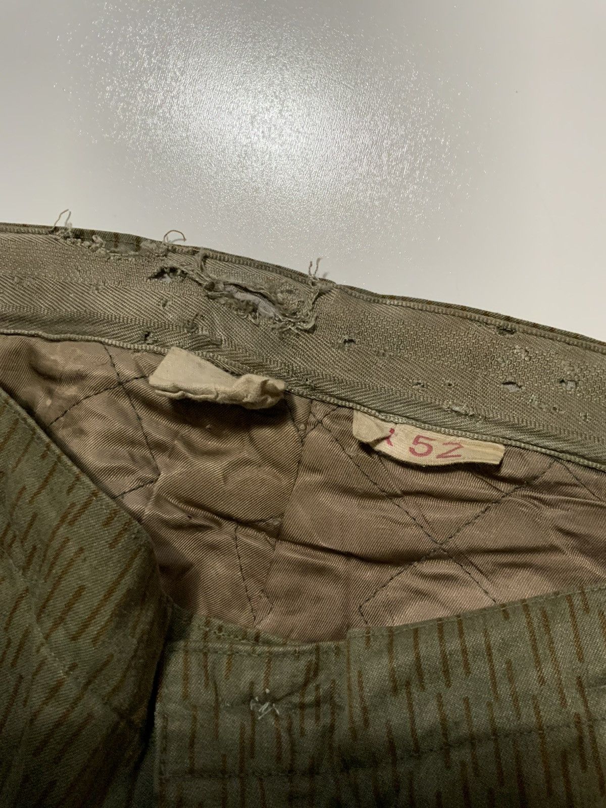Vintage VTG East German NVA Strichtarn Rain Drop Camouflage Pants Size US 40 / EU 56 - 12 Thumbnail