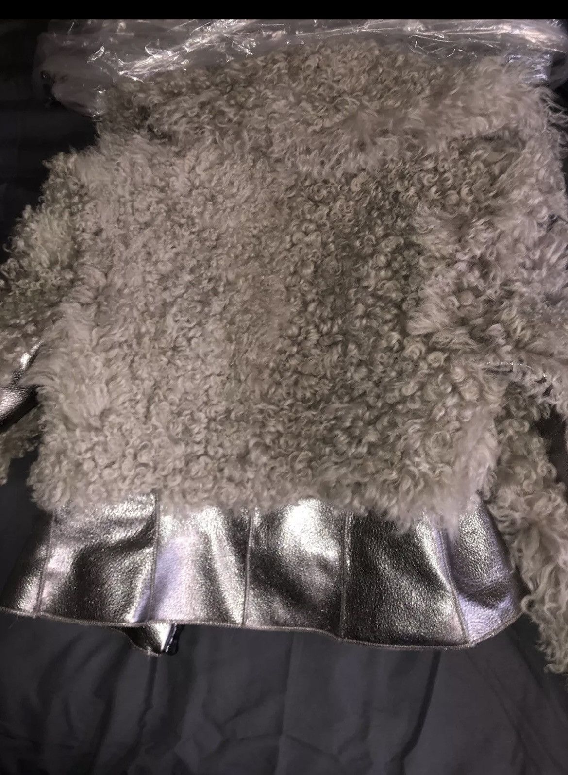 Topshop TOPSHOP AUTHENTIC DOWN SHEEP SKIN LEATHER JACKET Size XS / US 0-2 / IT 36-38 - 6 Thumbnail