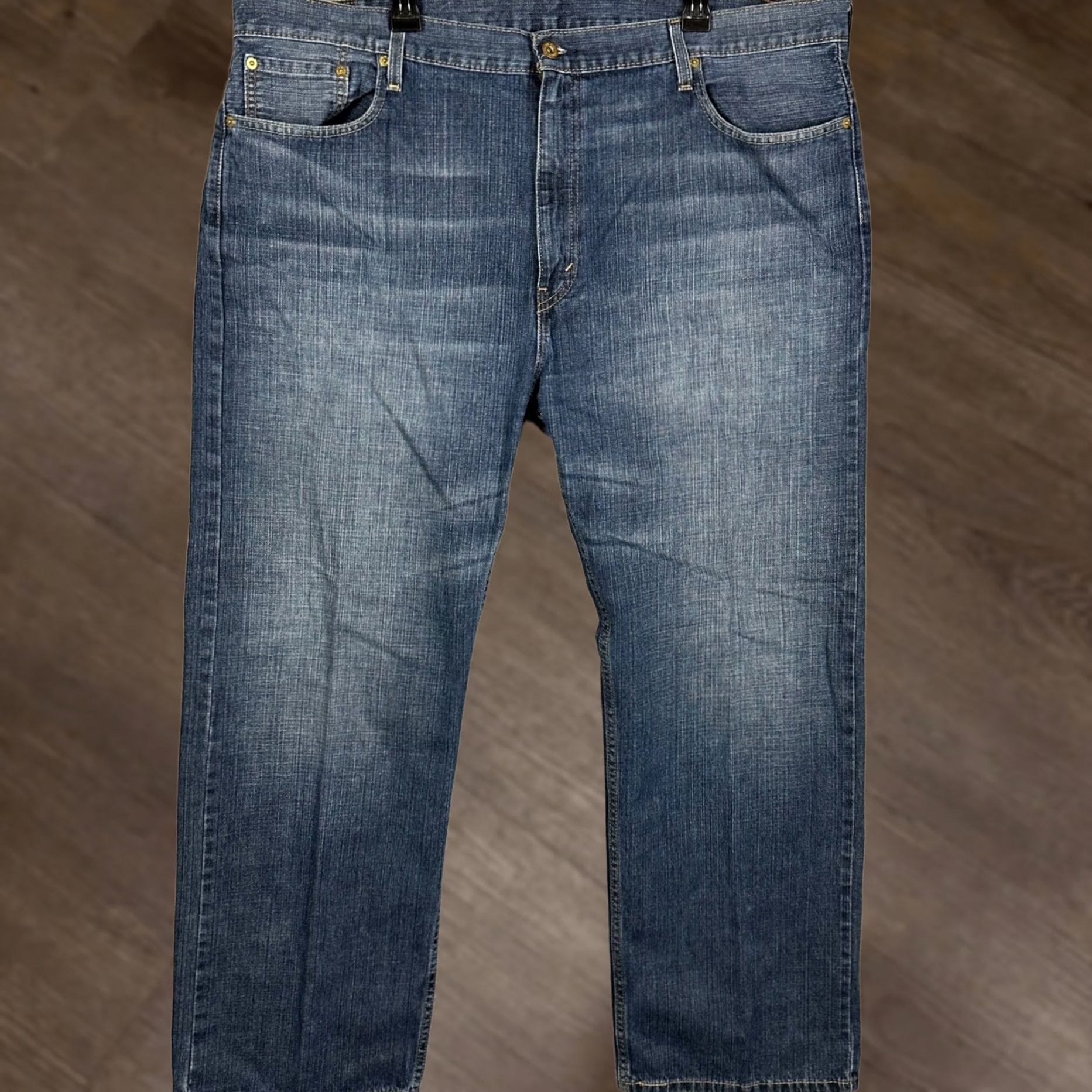 Levi's Levi's 569 Jeans Mens 44X32 Blue Relaxed Straight 5-Pocket Denim Casual EUC Size US 44 / EU 60 - 1 Thumbnail