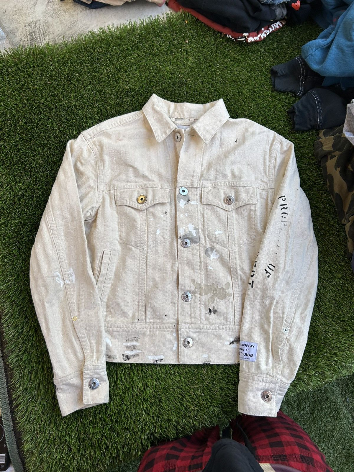 Gallery Dept. × Lanvin Lanvin x Gallery Dept SS21 Paint Mark Denim Jacket Size US M / EU 48-50 / 2 - 3 Thumbnail