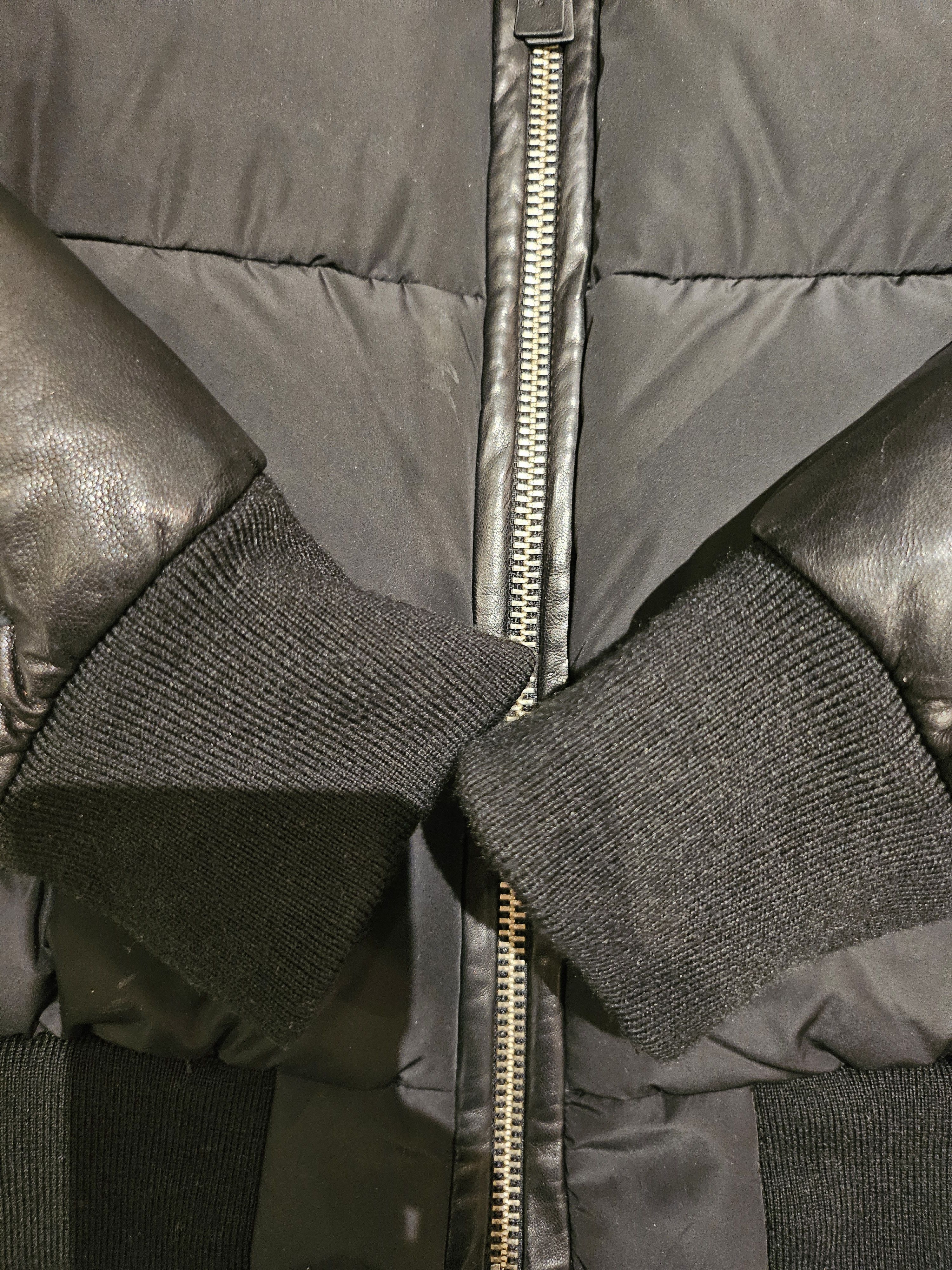 Mackage Mackage down bomber jacket with leather sleeves Size US S / EU 44-46 / 1 - 4 Thumbnail