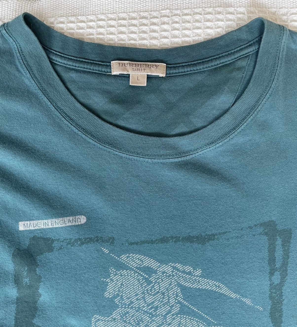 Burberry 💢BURBERRY💢Big Logo Horseferry House Tshirt Size US L / EU 52-54 / 3 - 18 Thumbnail