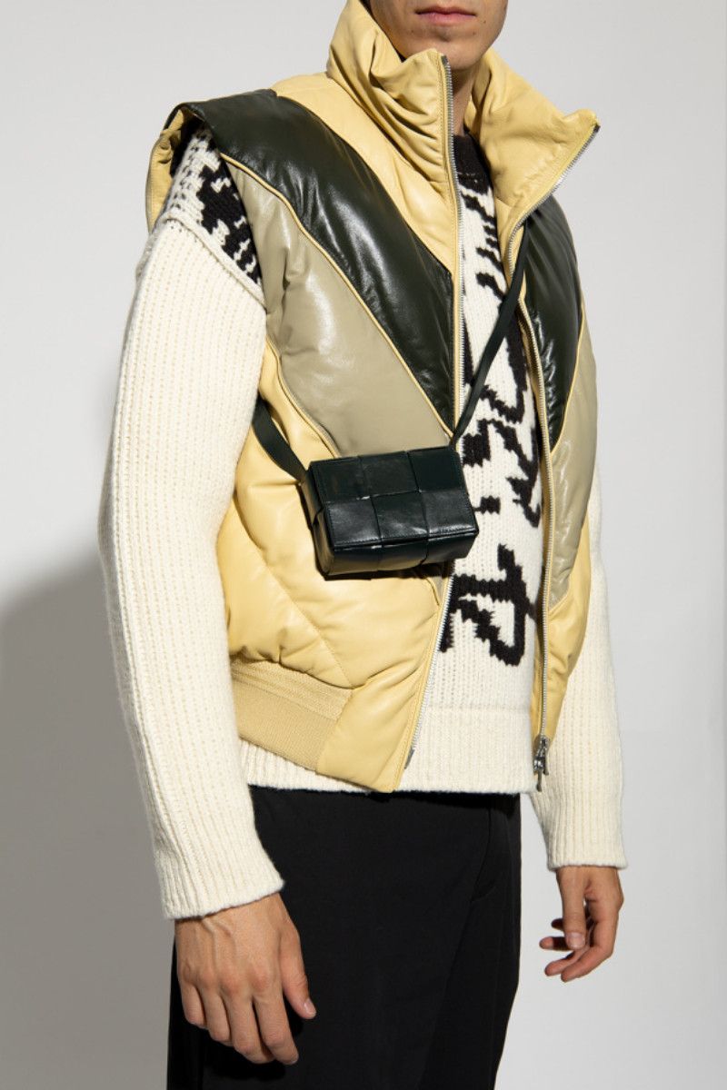 Bottega Veneta BOTTEGA VENETA Candy Cassette dark green leather mini bag Size ONE SIZE - 2 Thumbnail