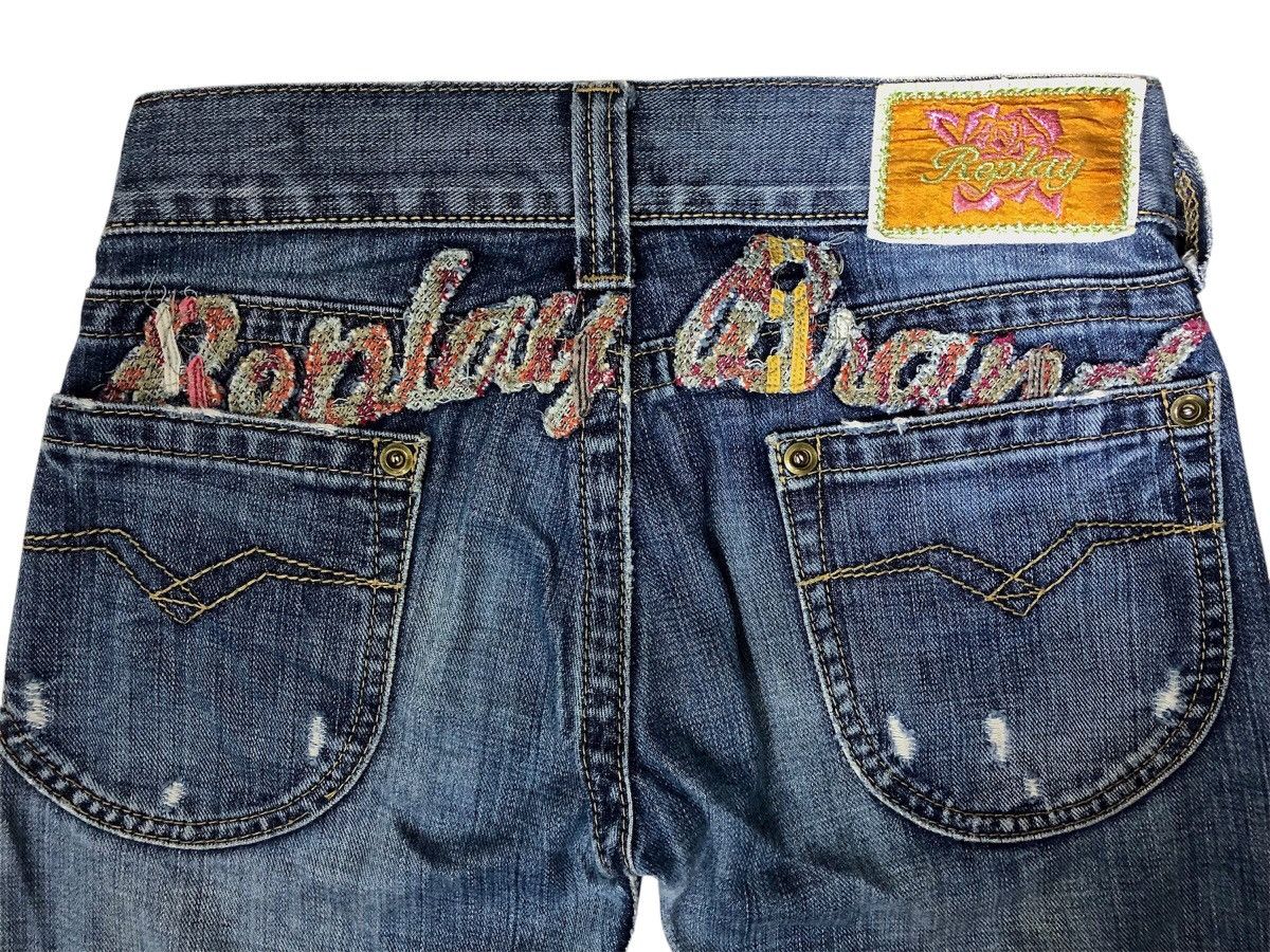 Replay EMBROIDERY REPLAY BRAND JEANS Size 30" / US 8 / IT 44 - 4 Thumbnail