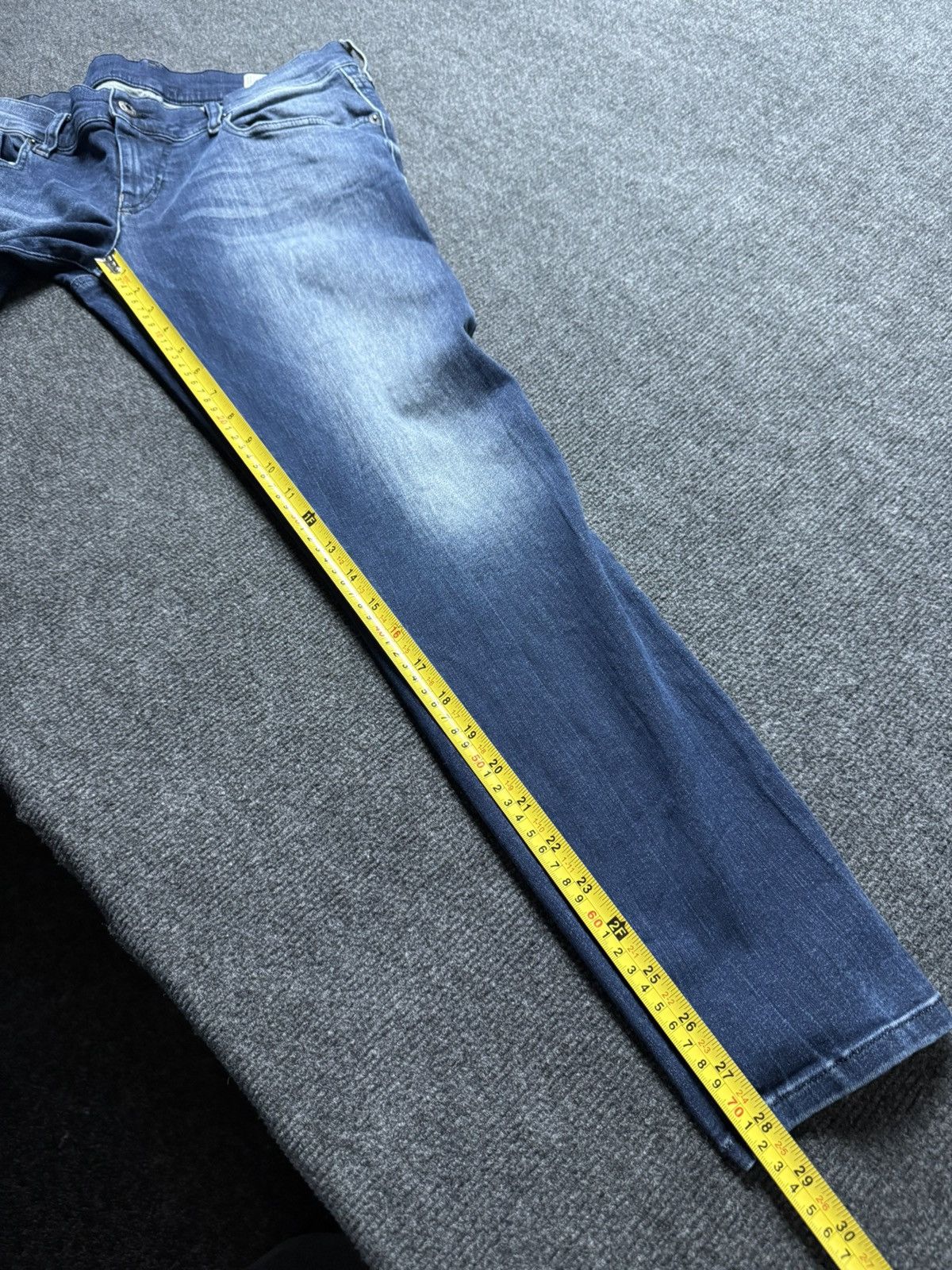 Diesel Luxury 00s Y2K Diesel Grupee-Ankle Super Slim Skinny Jeans Size 30" / US 8 / IT 44 - 21 Thumbnail