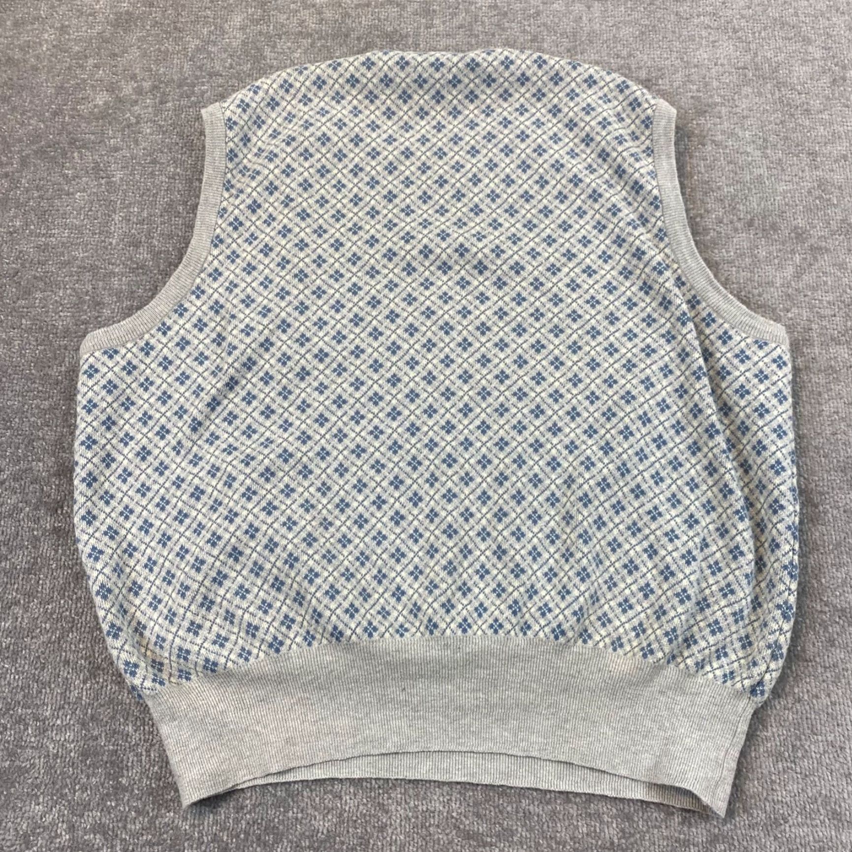 Polo Ralph Lauren Polo Ralph Lauren Vest Mens XL Short Gray Blue Geometric Pullover Sleeveless Shirt? Size US M / EU 48-50 / 2 - 6 Thumbnail