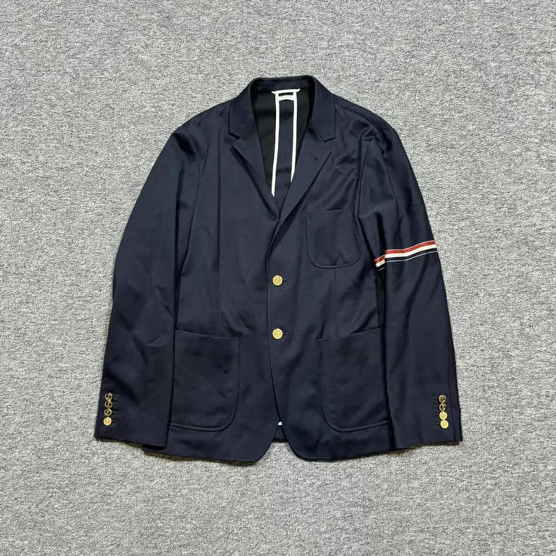 Thom Browne Thom Browne Gold Button Blazer Jacket - dmc Size US M / EU 48-50 / 2 - 1 Thumbnail